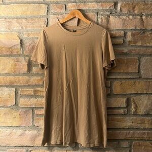 Tan T-Shirt Dress
